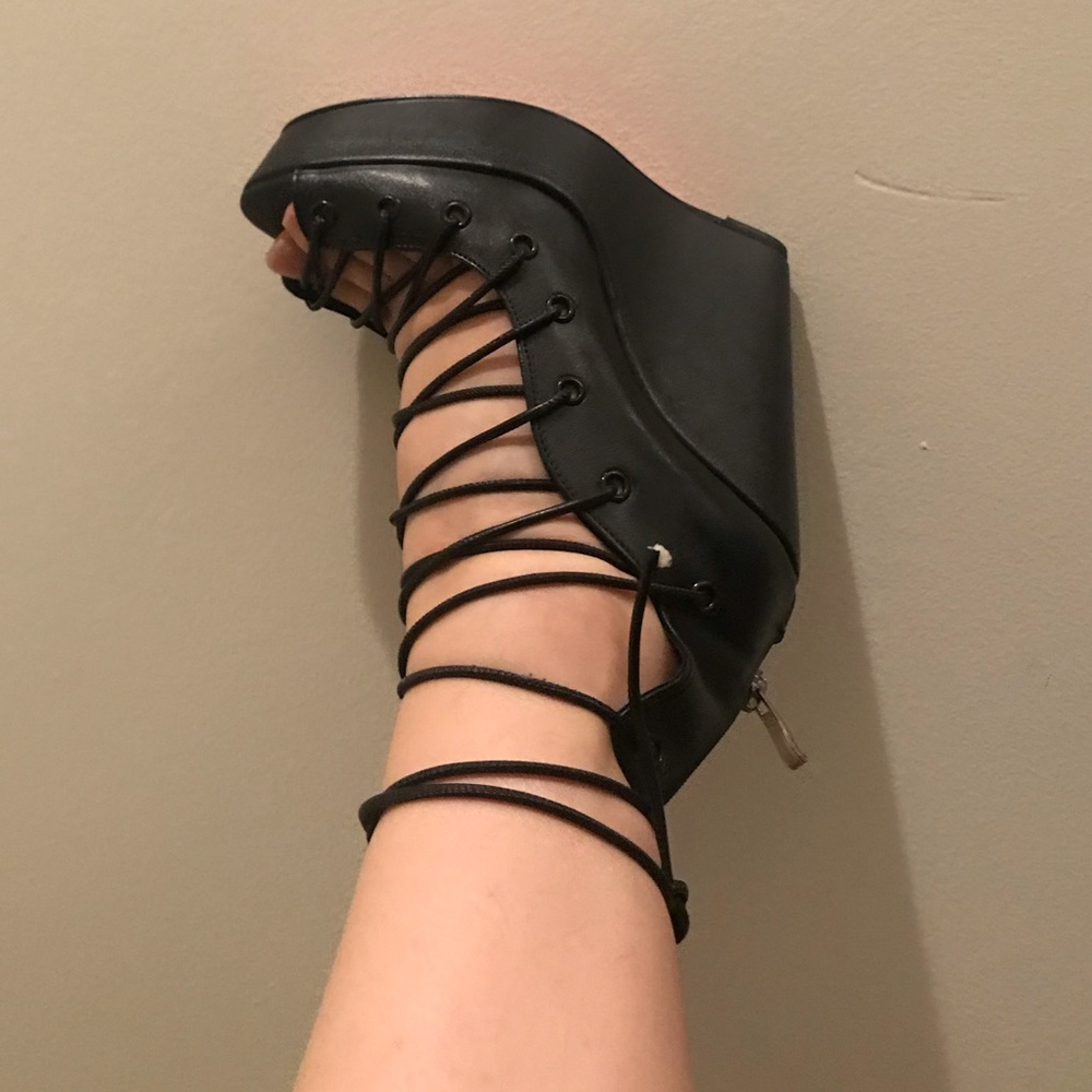 High heel shoes